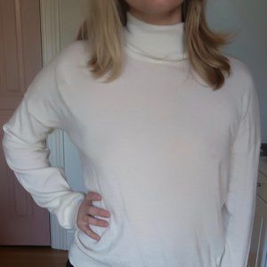 Forever 21 White Turtleneck